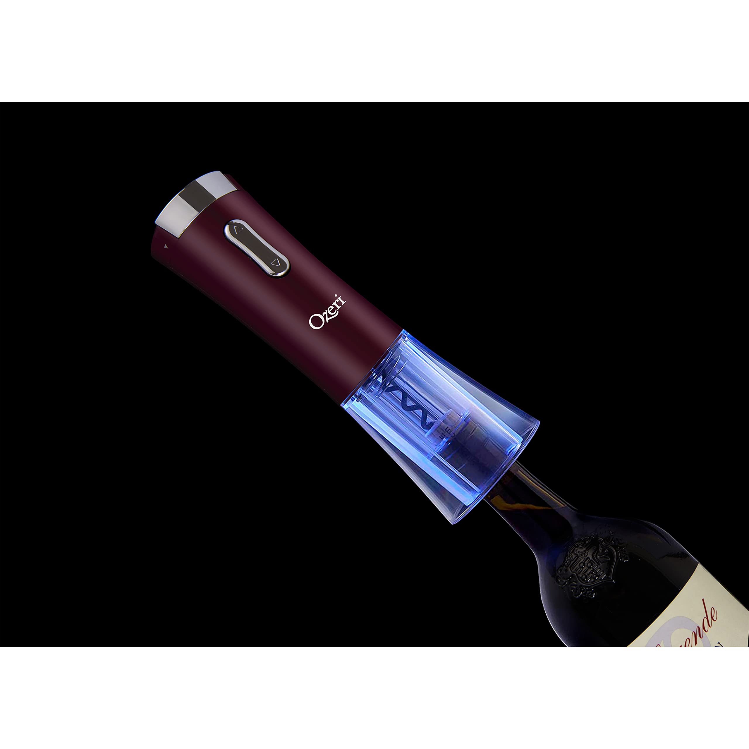 Ozeri Nouveaux Electric Wine Opener with Removable Free Foil Cutter