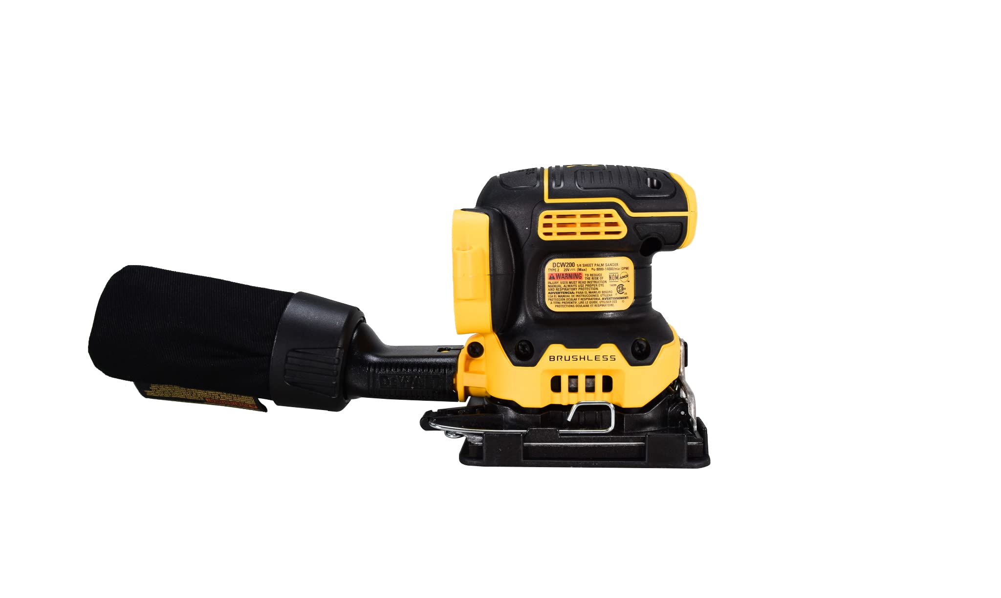 DeWalt DCW200B 20V Cordless 1/4" Sheet Variable Speed Sander (Tool Only)