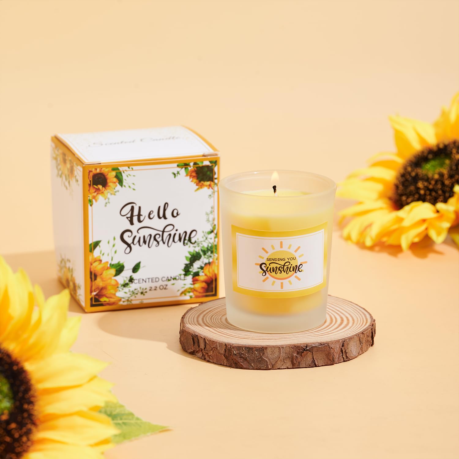 Get Well Soon Gifts for Women, Sunflower Gifts Care Pacakge with Sunshine Tumbler and Luxury Blanket Thinking of You Relaxing Spa Gifts for Mom Sister Grandma