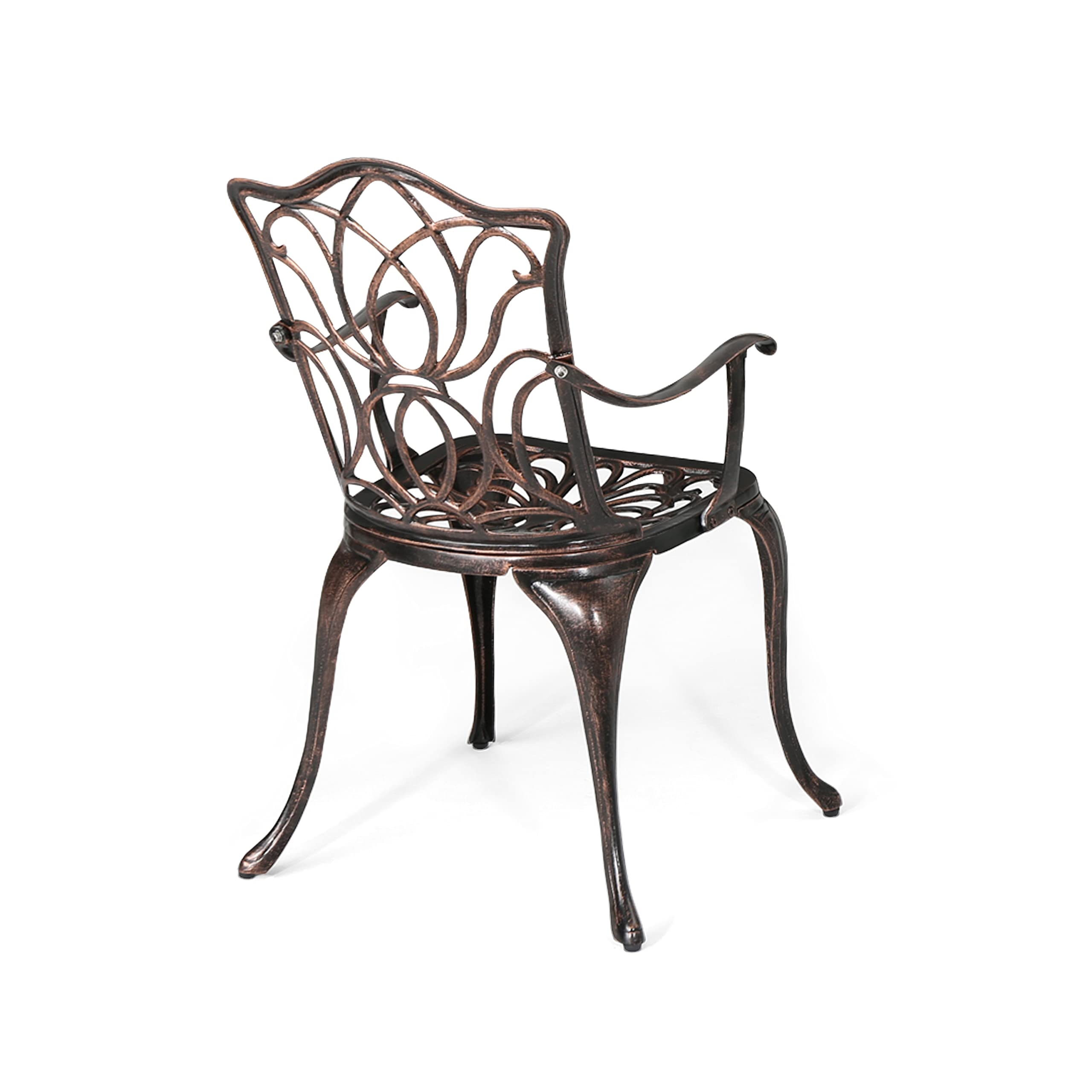 Christopher Knight Home 318132 Tucson Dining Chair, Black Copper