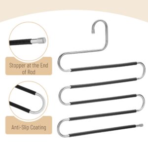 Mr. Pen- Pants Hangers Space Saving, 5 Pack, Pant Hangers Space Saving, Hangers for Pants Hanger, Pant Hanger for Pants, Hangers Pants, Jeans Hangers Space Saving, Jean Hangers Space Saving