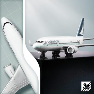 Joylludan Model Planes Cathay Pacific Model Airplane Plane Aircraft Model for Collection & Gifts