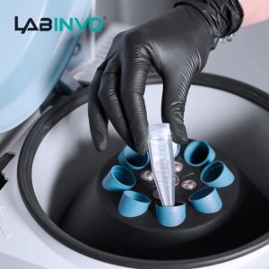 LABINVO 5ml Sterile Microcentrifuge Tubes with Safe-Lock Cap, Pack of 200, Max.RCF25000×G Conical Bottom Centrifuge Tubes, PP Material, Molded Graduation 10.5x51mm, IN-MT50A