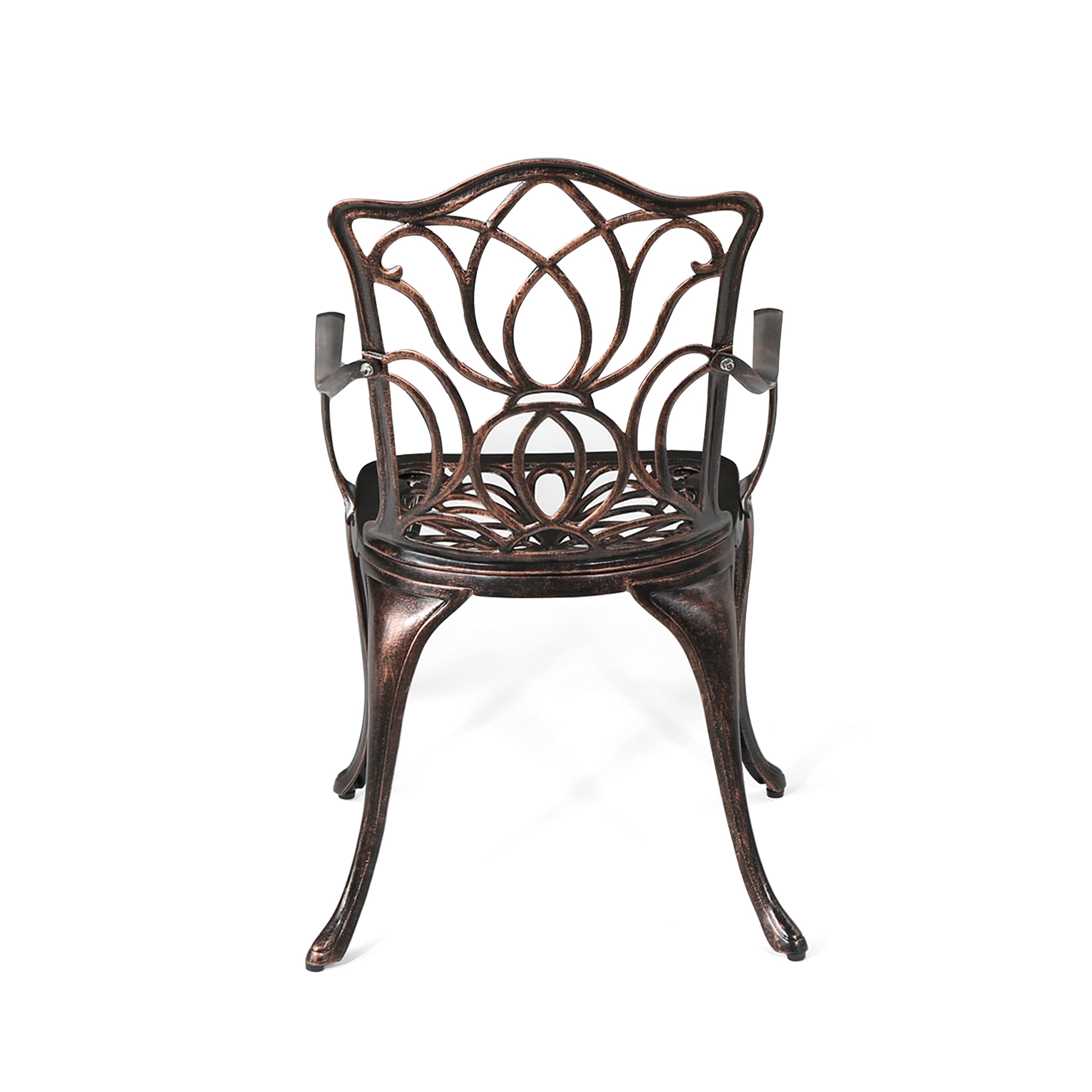 Christopher Knight Home 318132 Tucson Dining Chair, Black Copper