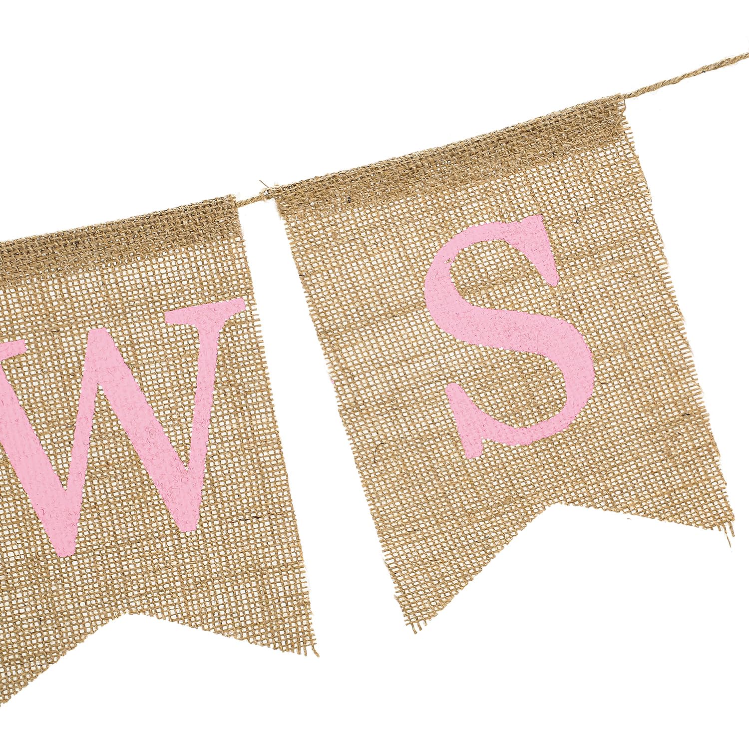 boot or bow banner, boy or girl burlap banner, baby shower burlap shower decorations, baby gender reveal party