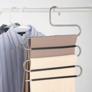 Mr. Pen- Pants Hangers Space Saving, 5 Pack, Pant Hangers Space Saving, Hangers for Pants Hanger, Pant Hanger for Pants, Hangers Pants, Jeans Hangers Space Saving, Jean Hangers Space Saving