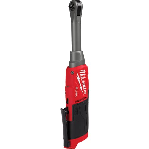 . Milwaukee M12 FUEL 1/4" Extended Reach High Speed Ratchet, No Battery, No Charger, Bare Tool Only