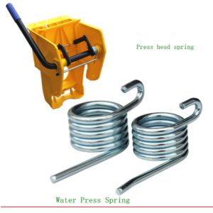 NentMent 2 Pack Water Press Spring Replacement for Commercial Mop Bucket Side-Press Wringer Torsion Springs for Combo on Wheels Heavy Duty Business Floor Cleaning Mopping Buckets Accessories