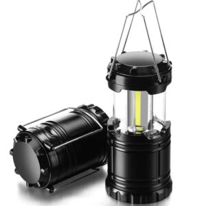 Ultra Bright LED Lantern - LED Camping Lantern,Portable Bright LED Camping Light Flashlights for Hiking, Blackouts and Emergency (Black)