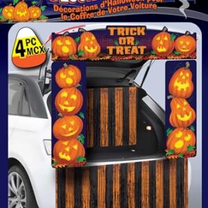 Rubies Trunk or Treat Pumpkin Theme with 3 Signs and 1 Foil Curtains