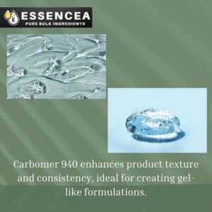 Carbomer 940 100gm by Essencea Pure Bulk Ingredients | High Viscosity | Pure CARBOMER 940 (3.53 Ounces)