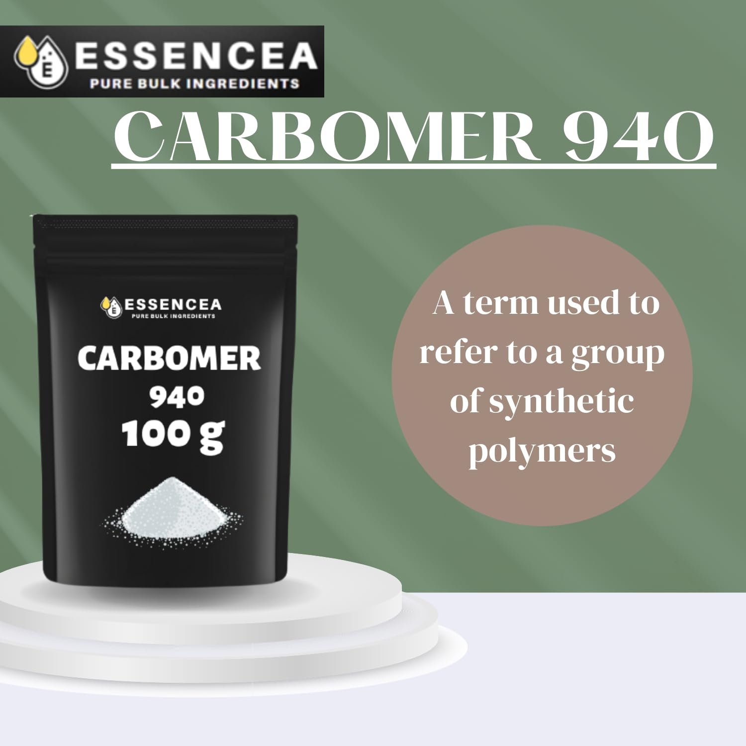 Carbomer 940 100gm by Essencea Pure Bulk Ingredients | High Viscosity | Pure CARBOMER 940 (3.53 Ounces)