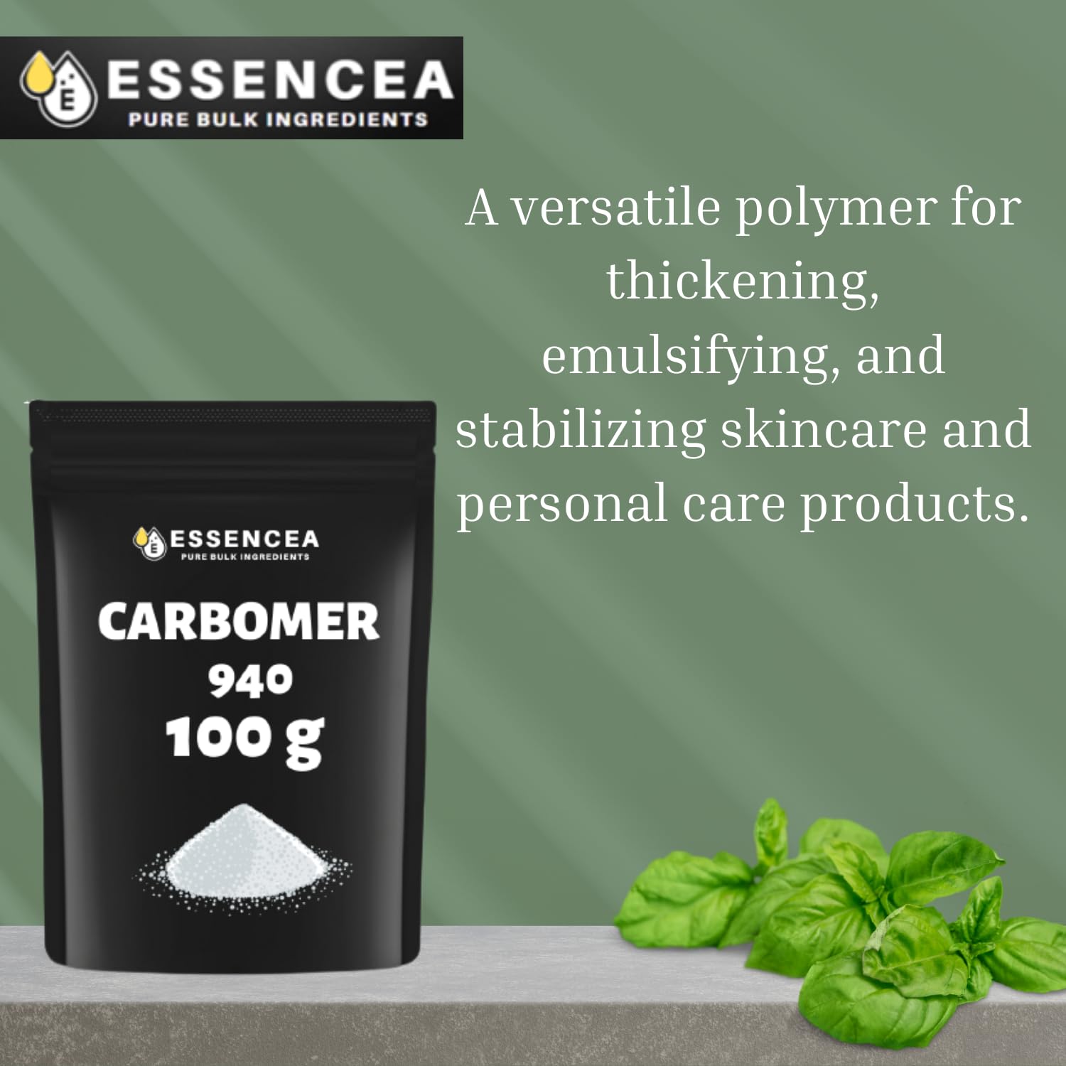 Carbomer 940 100gm by Essencea Pure Bulk Ingredients | High Viscosity | Pure CARBOMER 940 (3.53 Ounces)