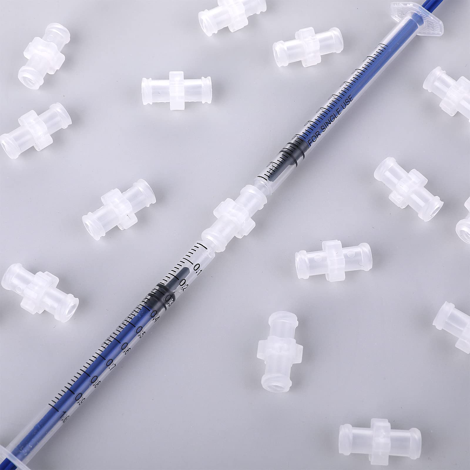 30 Pcs Luer Lock Connector Syringe Adapter Syringe Bottle Adapter Syringe Transfer Joint Clear Luer Coupler Lock Connector To Syringe Pp Syringe Adapter Coupler Connector Syringe Coupler Kit