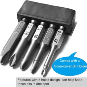 Triwing Screwdriver Bits Set 5 Sizes Y0 Y1 Y2 Y3 Y4, SKZIRI 5in1 3 Point Y-Shaped Y Tip Screwdriver Bit Triwing Bits Set Magnetic Point