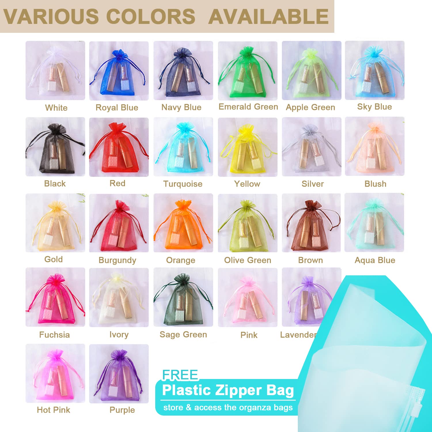 Green Organza Bags 3x4 Inch (100 Pcs) Sheer Mesh Gift Bags Drawstring Sachet Jewelry Bags Organza Small Drawstring Pouch for Wedding Favor, Party, Soaps, Baby Shower Gifts (3"x4", Emerald Green)