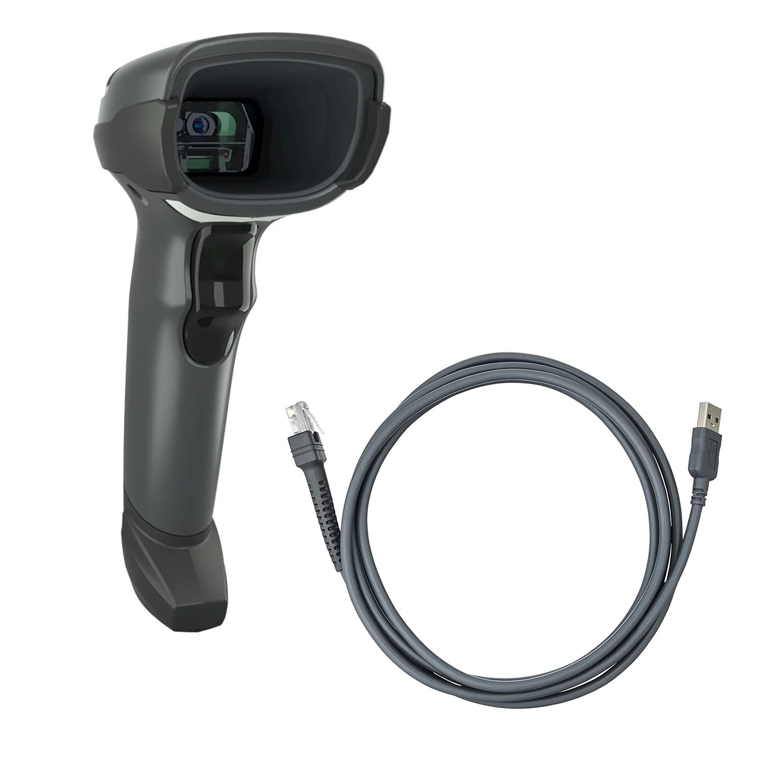 Zebra DS4608-SR Standard Range 1D 2D Handheld Wired USB Barcode Scanner, QR Imager Corded Screen Code Reader for POS System - JTTANDS