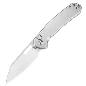 cjrb pyrite-alt (j1925a) folding pocket knife with 3.11'' stone wash ar-rpm9 wharncliffe blade steel handle,button lock edc knife for tactical,outdoor,hiking and gift