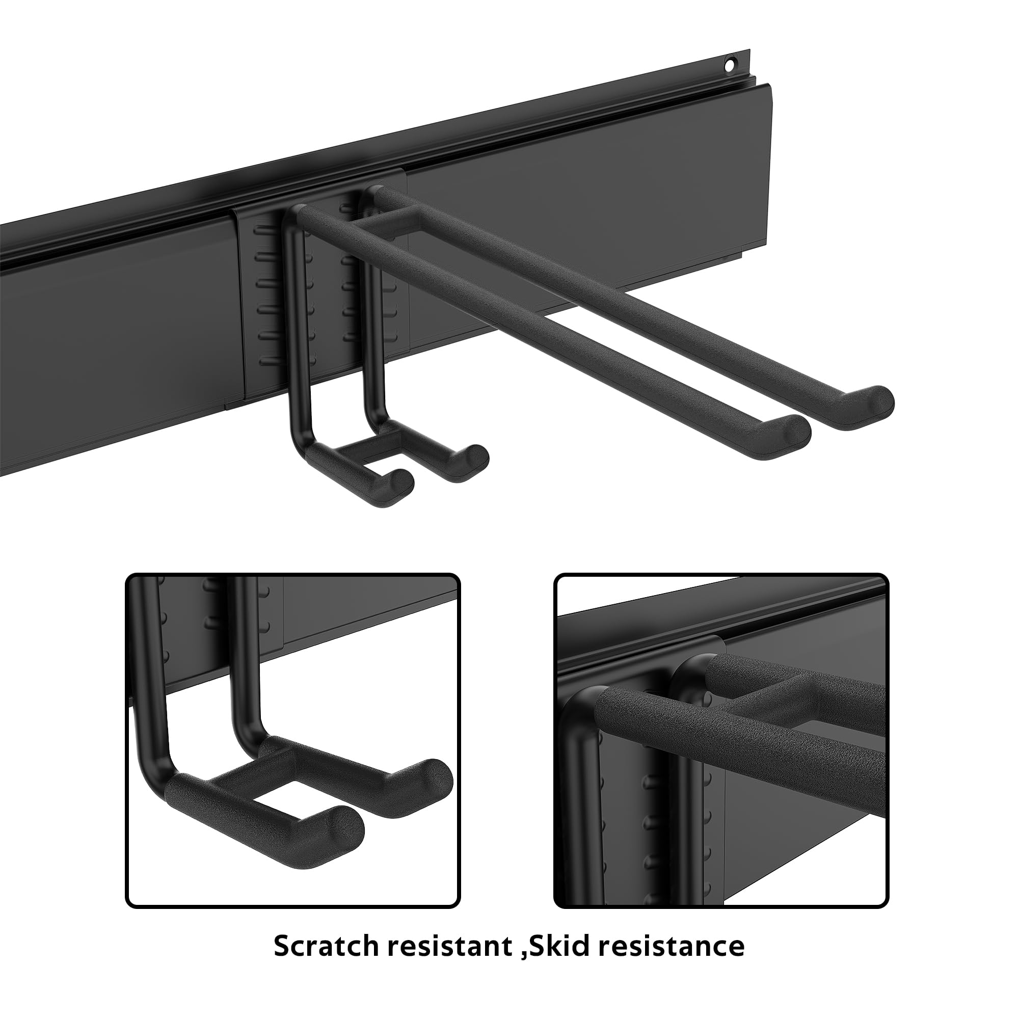 Ultrawall Ski Rack, Wall Mounted Ski Storage for Garage Storage Organizer System, 10 Pairs of Skis Holder for Home Shed, Holds Up to 300lbs