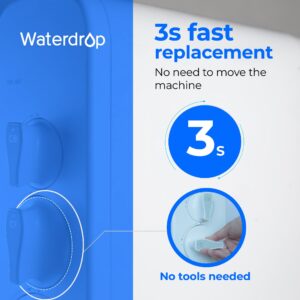 Waterdrop WD-G3-CF Filter, Replacement for WD-G3-W, WD-G3P600 and WD-G3P800-W Reverse Osmosis System, 6-month Lifetime, 2-Pack