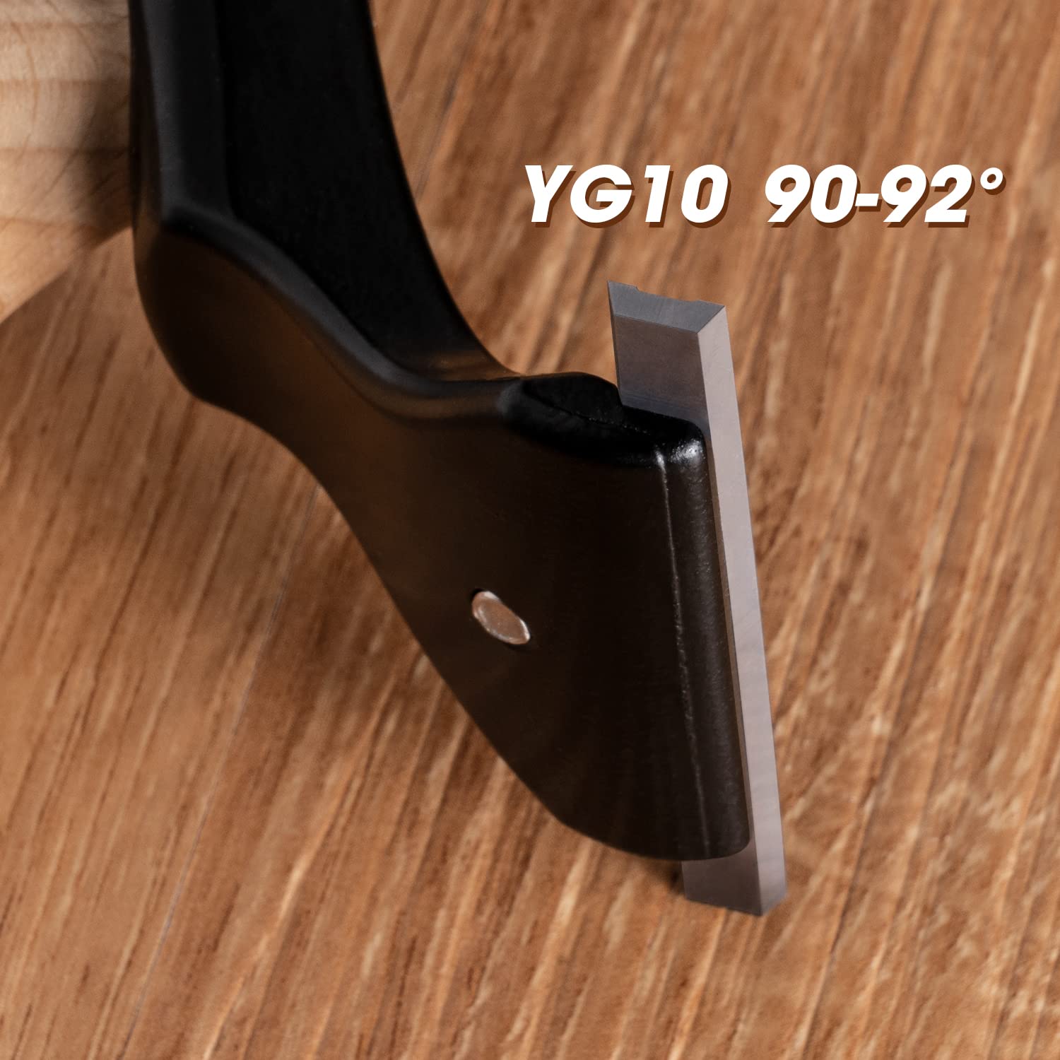 Premium Ergonomic Scraper – 2.5-inch YG10 Carbide Blade – Comfortable Beech Wood Handle – Multi-Surface Use – Professional Quality Tool for Paint, Varnish, Glue & Rust Removal