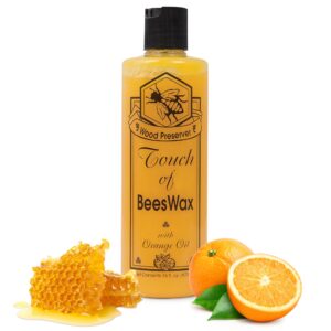 touch of beeswax wood conditioner and polish 16 ounce | waxes and preserves wood beautifully