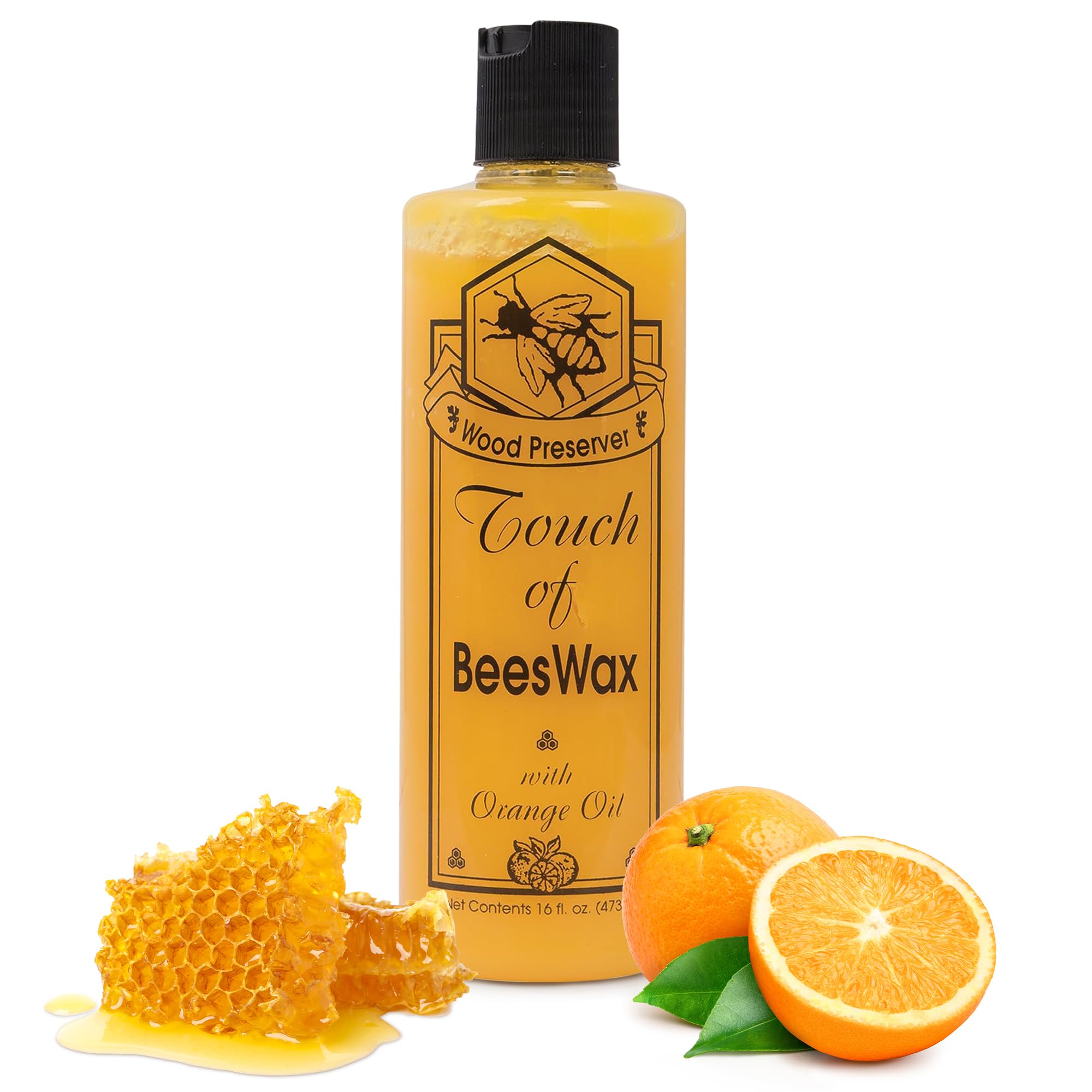 Touch Of Beeswax Wood Conditioner and Polish 16 Ounce | Waxes and Preserves Wood Beautifully