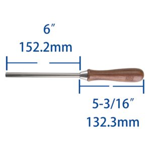 Cabinet Scraper Burnisher Tool with Beautiful Maple Handle High Speed Steel Rod