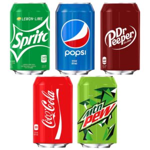 Skywin Silicone Can Sleeve - 5 Pack with Mix Can Cover Soda Silicone Can Sleeve (Mix Colors)