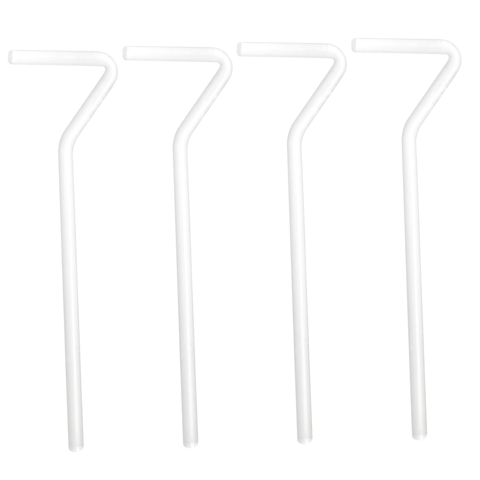 ULTECHNOVO Glass Cell Spreader, 4pcs Glass Coating Rod Glass Spreader Glass Diffuser Bars Professional Cell Spreaders Lab Glass Rod Tools Laboratory Spreader Cell Spreader