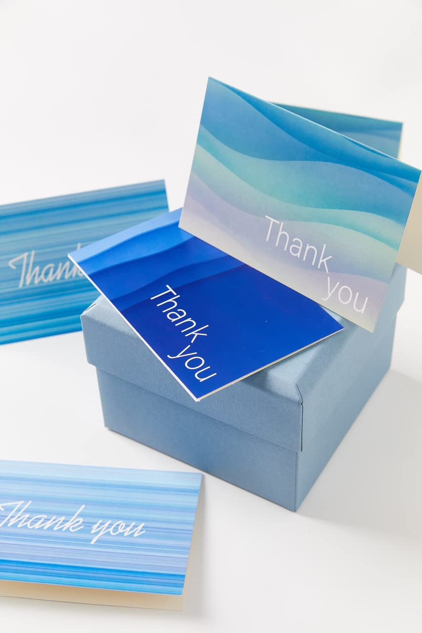 cofullsky Thank You Cards with Envelopes, Thank You Notes Cards Bulk 4 * 6 Blank Baby Shower Thank You Greeting Cards Set for Funeral Wedding Bridal Shower Business Graduation 2024 Coworker Employee