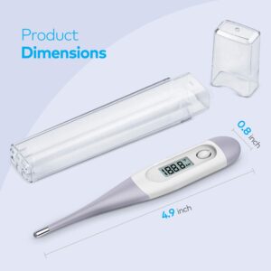 Bundle of Digital Oral Thermometer for Adults, Digital Thermometer