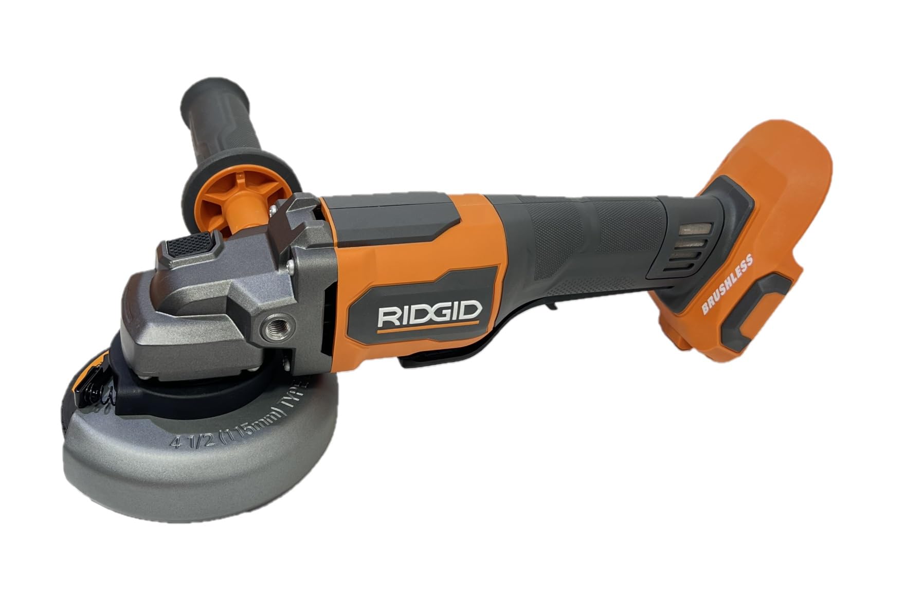 RIDGID 18V Brushless Cordless 4-1/2 in. Paddle Switch Angle Grinder (Tool Only)