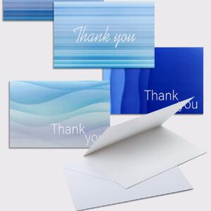 cofullsky Thank You Cards with Envelopes, Thank You Notes Cards Bulk 4 * 6 Blank Baby Shower Thank You Greeting Cards Set for Funeral Wedding Bridal Shower Business Graduation 2024 Coworker Employee