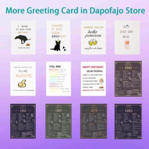 Dapofajo Grandpa & Granddaughter, Grandpa Birthday Card, Cute Card from Granddaughter, Birthday Card for Granddaughter