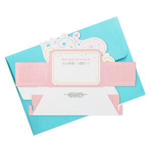 Hallmark Paper Wonder Birthday Pop Up Card (Good Vibes)