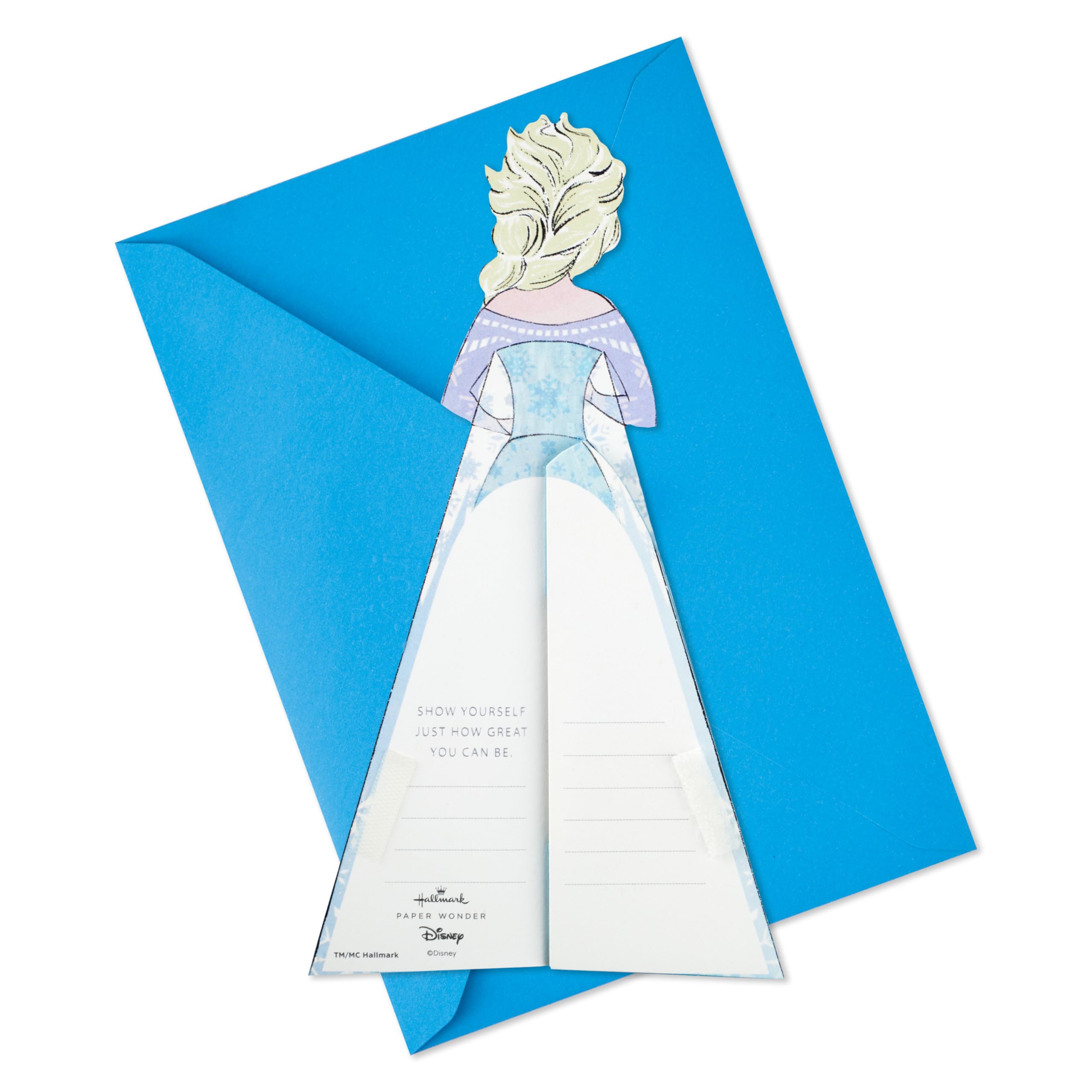 Hallmark Paper Wonder Frozen Disney Princess Pop Up Birthday Card (Honeycomb Elsa) for Birthdays, Encouragement, All Occasions