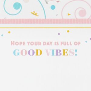 Hallmark Paper Wonder Birthday Pop Up Card (Good Vibes)