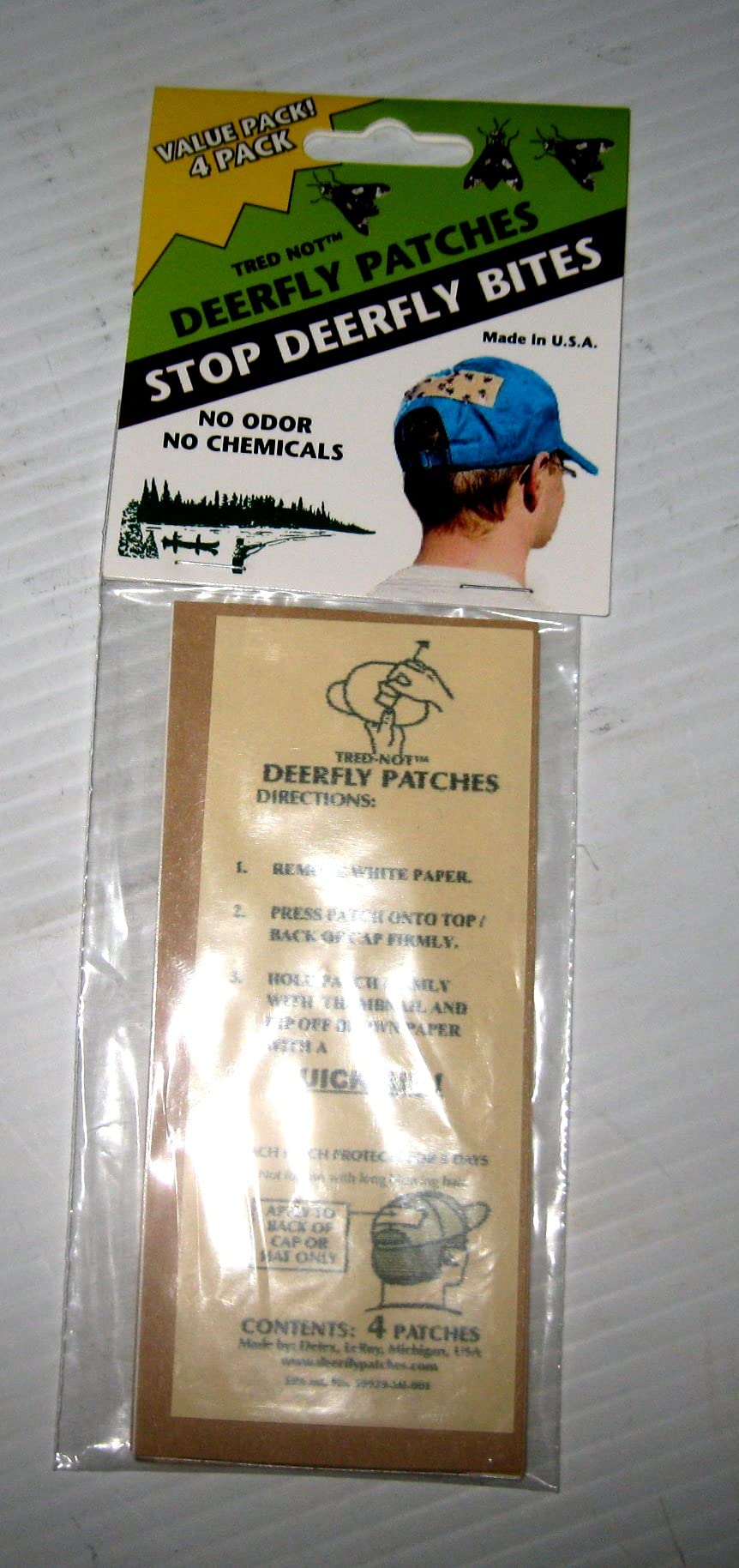 Deerfly Patches/Deer Fly Repellent Patch (12 Pack)