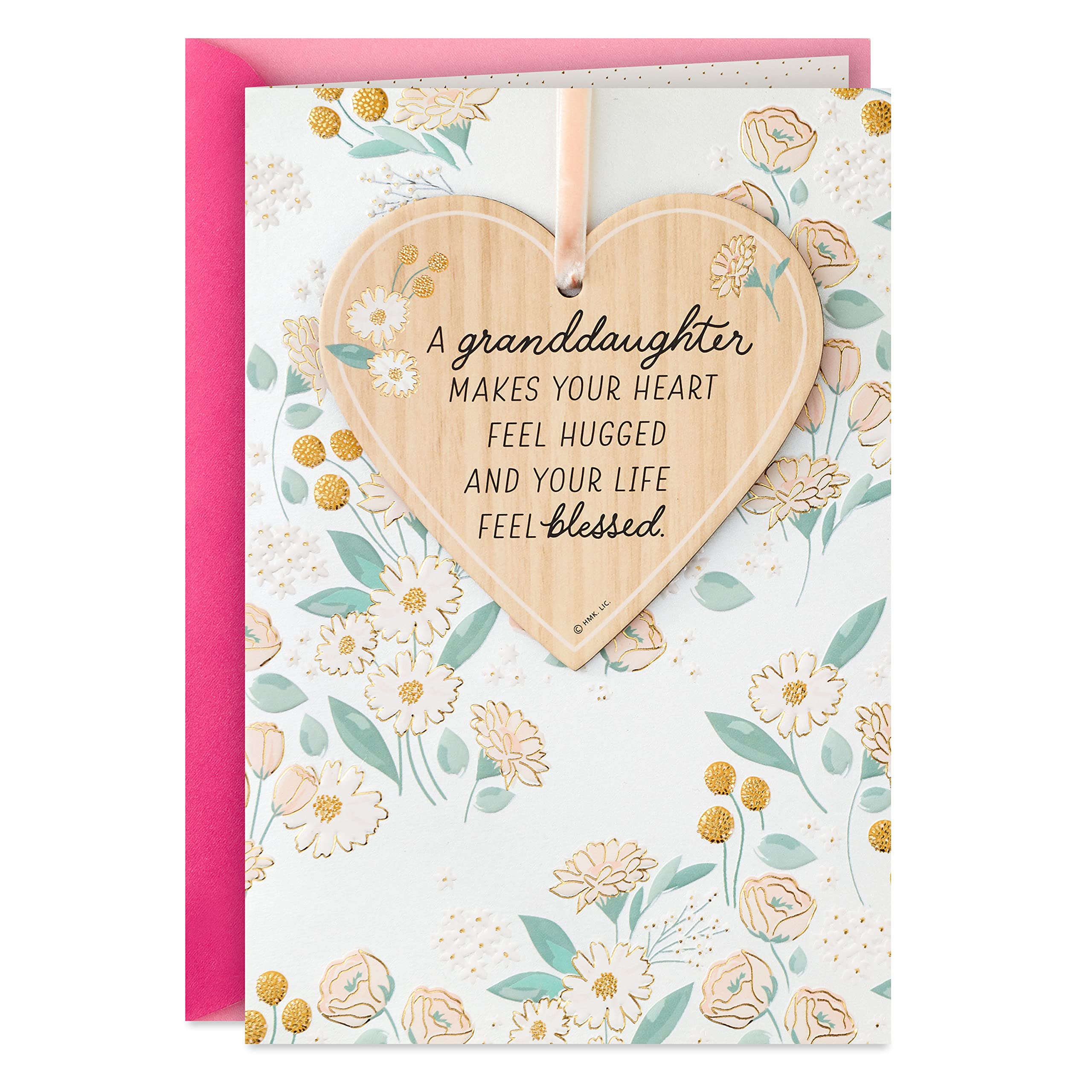 Hallmark Birthday Card for Granddaughter (Removable Heart Ornament)