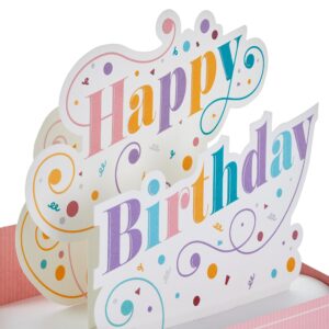 Hallmark Paper Wonder Birthday Pop Up Card (Good Vibes)