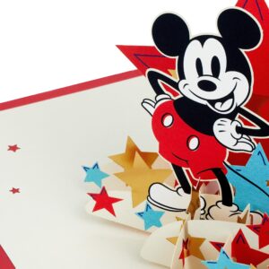 Hallmark Signature Paper Wonder Pop Up Birthday Card, Thank You Card, Encouragement Card (Mickey Mouse)