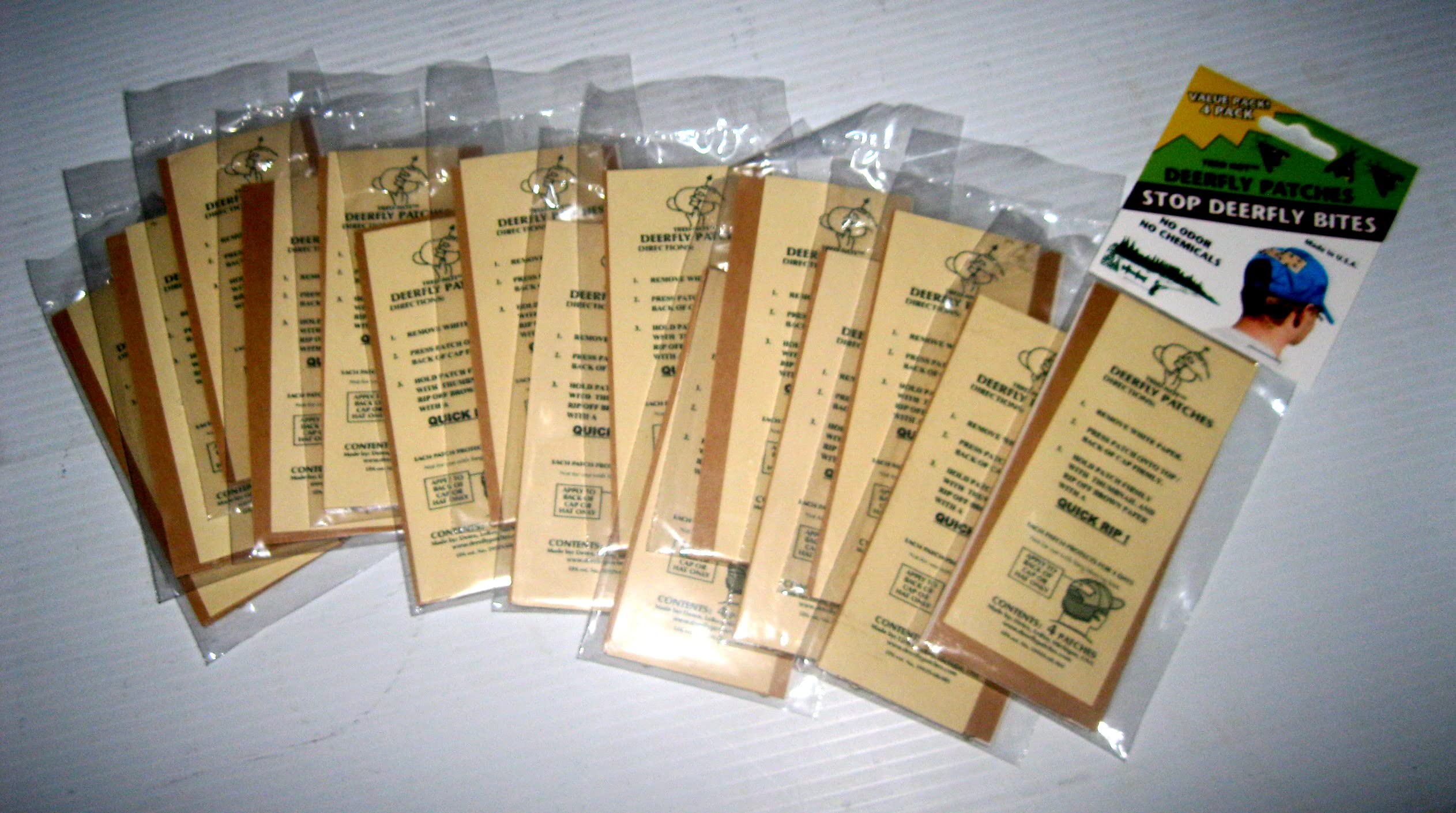 Deerfly Patches/Deer Fly Repellent Patch (12 Pack)