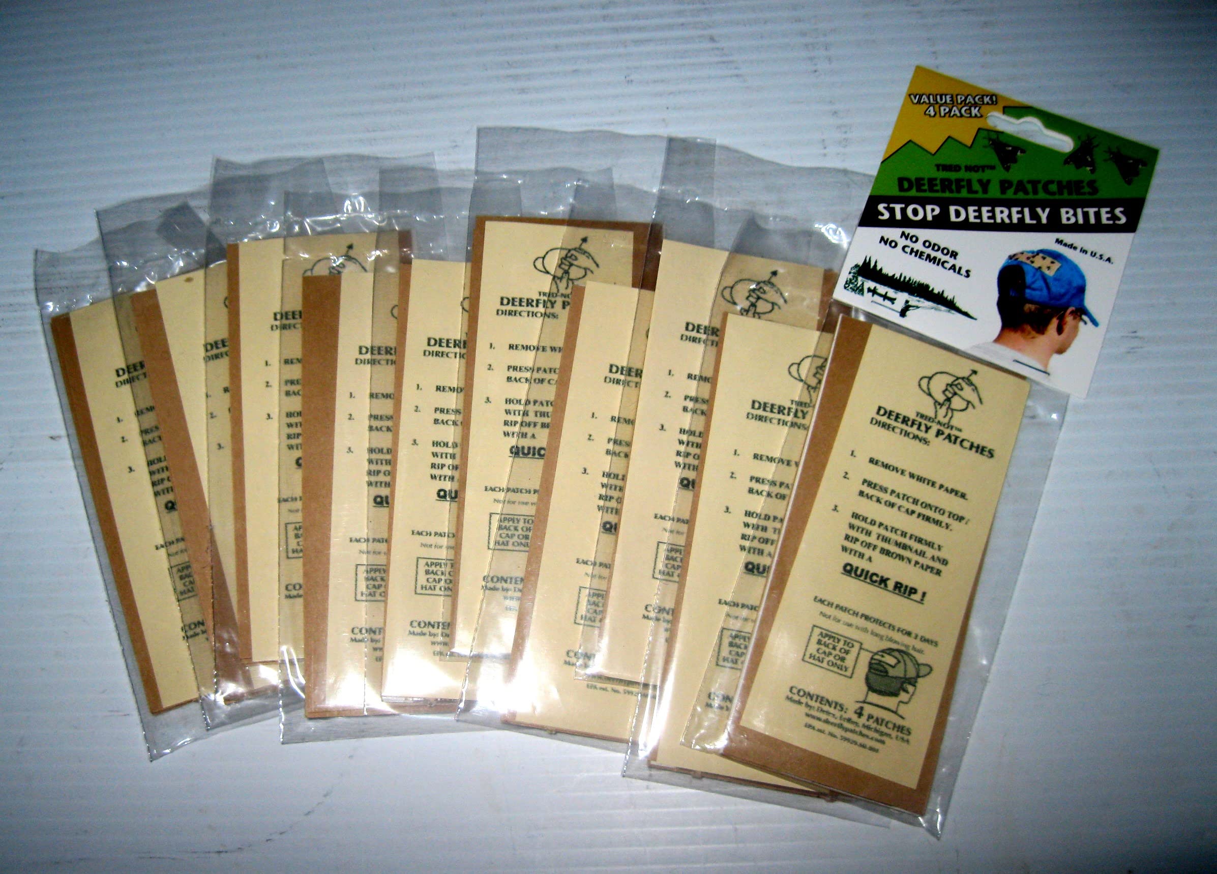 Deerfly Patches/Deer Fly Repellent Patch (12 Pack)