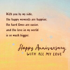 Hallmark Anniversary Card for Husband or Boyfriend (Man I Love)