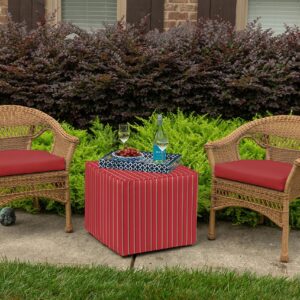 Naturesroom Sunbrella Patio Cushions -Wicker Seat Pad - 19.5" W x 19.5" L x 2.5" T, Outdoor Chair Cushion with Comfort, Style & Durability Designed for Outdoor Living - Made in The USA