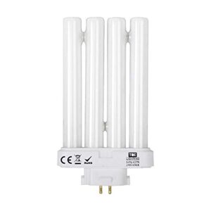 tbe lighting 27w pls energy saving daylight bulbs for high vision reading lamps 4-pin gx10q-4 quad tube