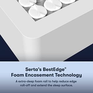 Serta Perfect Sleeper Enhanced 14.5" Full Mattress - Plush Pillow Top, Cooling Gel Memory Foam, Pocket Innersprings for Motion Isolation, Edge Support, CertiPUR-US Certified - Nurture Night