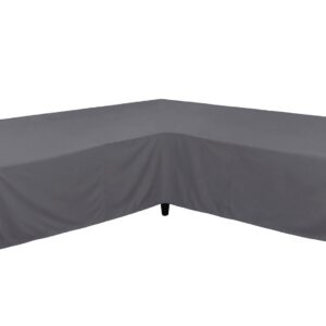 Garden Balsam Heavy Duty Waterproof Patio Furniture Covers,Fade Resistant Outdoor Sofa Covers V-Shaped Sofa Cover 115" W (on Each Side) x 33" D x 31" H Dark Grey