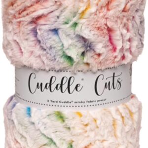 Minky Luxe Prism Vibrant Cuddle Cuts 1 2-Yard Cut Shannon Fabrics